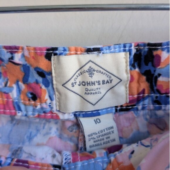 St. John's Bay Floral Print Mini Skort - Picture 3 of 6